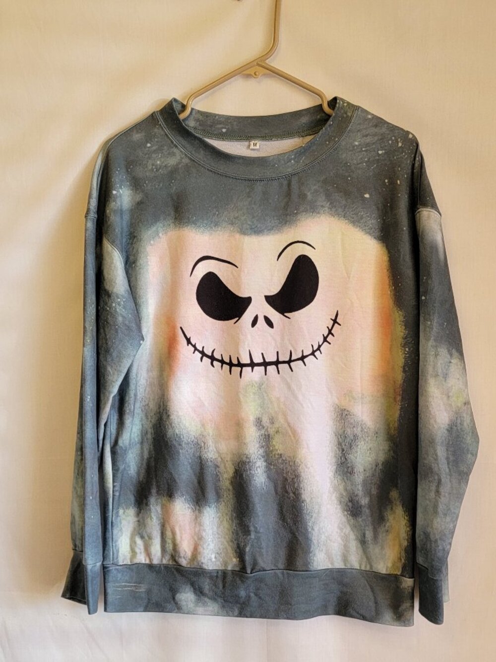 Disney Tie Dye Jack Skellington Long Sleeve Shirt, Size M, $25
